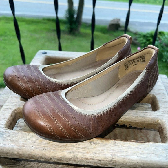 Timberland Earthkeepers Ellsworth Ballerina Women Shoes Sz 7.5M Leather - Picture 2 of 11